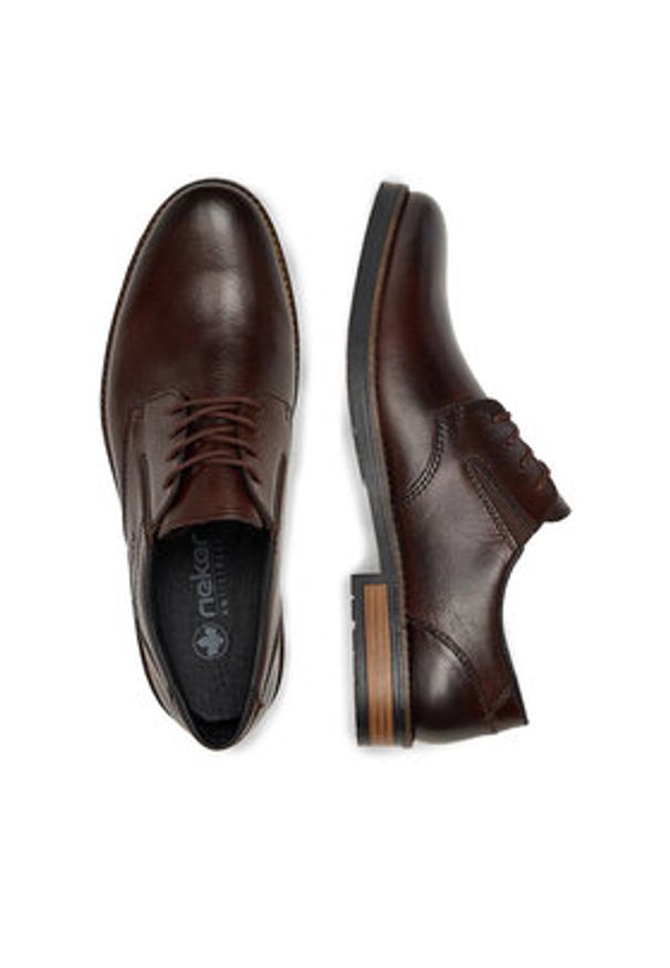 Rieker Półbuty 14621-25 Brązowy. Kolor: brązowy. Materiał: skóra