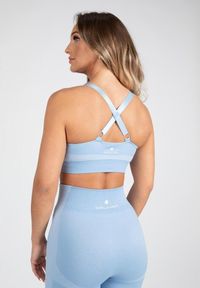 GORILLA WEAR - Selah Bezszwowe Biustonosz sportowy ight Niebieski. Kolor: niebieski. Sport: fitness