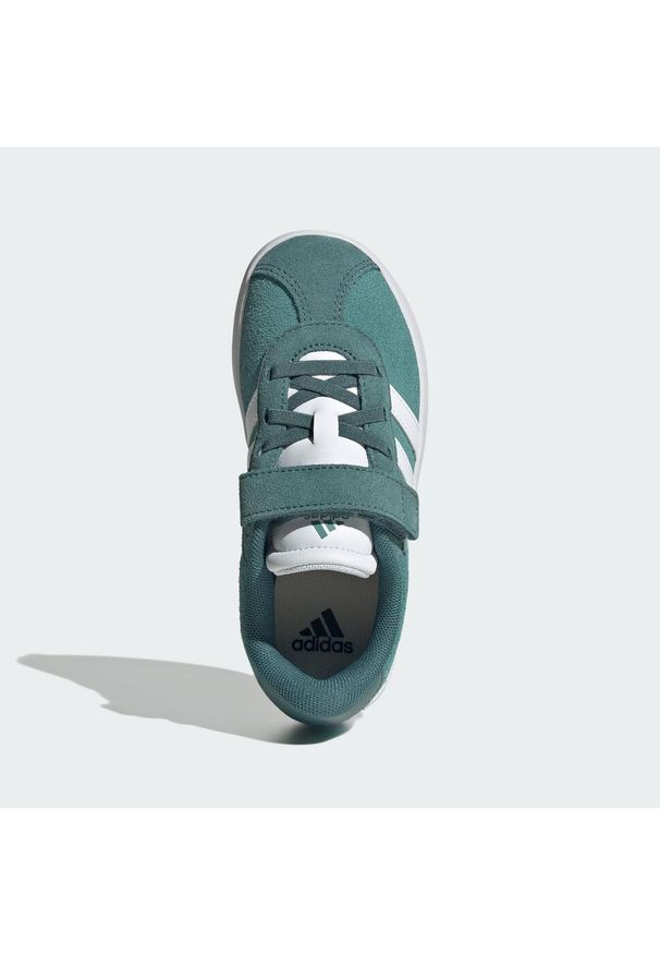 Adidas - Buty VL Court 3.0. Kolor: niebieski, wielokolorowy, biały. Sport: turystyka piesza