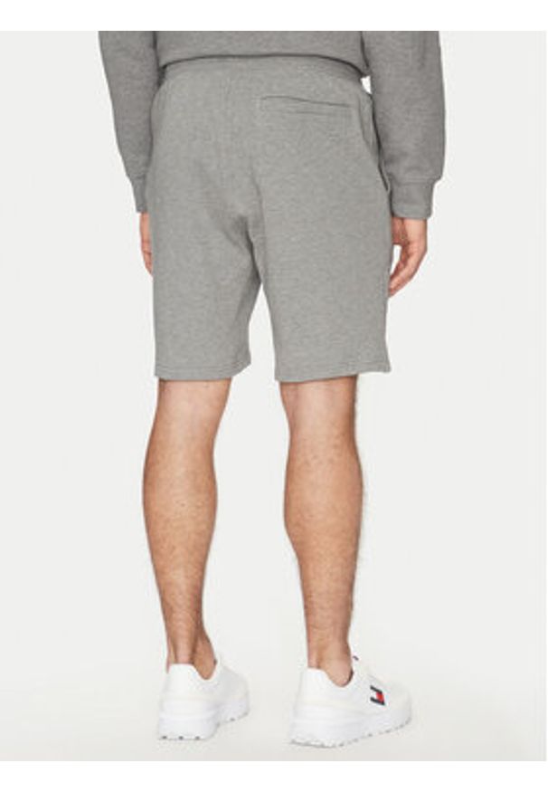 TOMMY HILFIGER - Tommy Hilfiger Szorty sportowe Essential MW0MW37240 Szary Regular Fit. Kolor: szary. Materiał: bawełna. Styl: sportowy