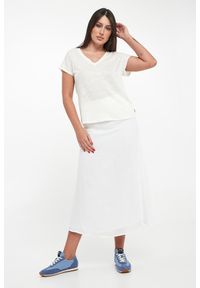 Ecoalf - T-shirt damski lniany Arendal ECOALF. Materiał: len #4