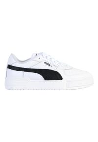 Buty do chodzenia męskie Puma CA Pro Classic. Okazja: na co dzień. Kolor: biały, wielokolorowy, czarny. Materiał: guma, skóra, tkanina, materiał, syntetyk. Sport: turystyka piesza