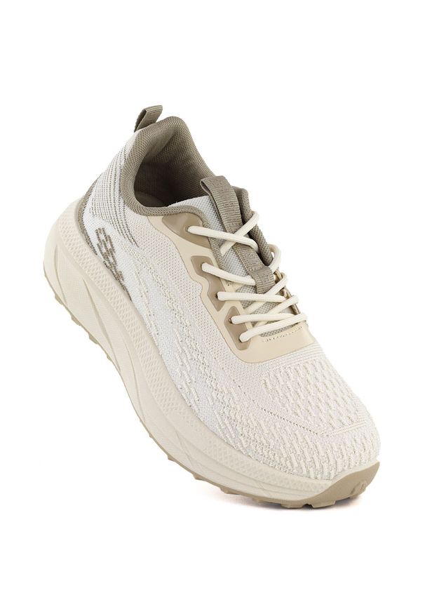 Big-Star - Półbuty sportowe damskie na platformie beżowe Big Star TT274318. Kolor: beżowy. Materiał: tkanina. Obcas: na platformie. Sport: turystyka piesza