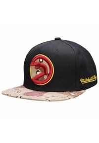 Czapka z daszkiem Mitchell & Ness NBA HWC Atlanta Hawks Choco Camo -AHAYYPPPBLCK. Kolor: czarny #1