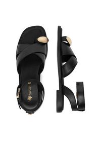 Beverly Hills Polo Club Sandały EO-WI16-ALYSHA-04 Czarny. Kolor: czarny. Materiał: skóra #4