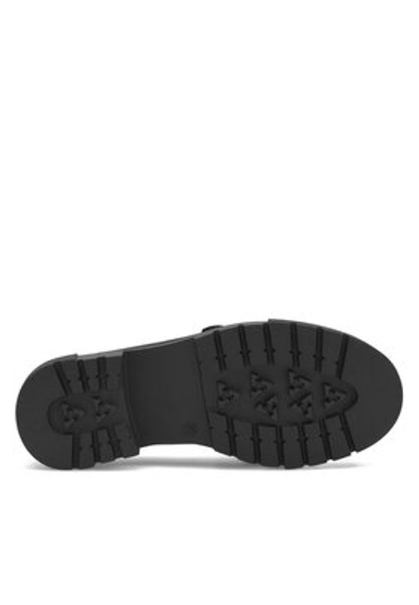 DeeZee Loafersy BE ON TIME HL995-1 Czarny. Kolor: czarny. Materiał: skóra