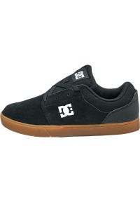 Trampki DC Shoes Crisis 2, Mężczyźni. Kolor: czarny. Materiał: zamsz, materiał