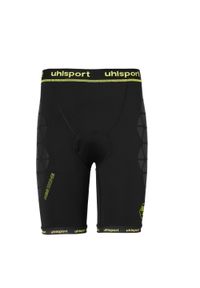 UHLSPORT - Niewyściełane spodenki Uhlsport Bionikframe. Kolor: czarny, żółty, wielokolorowy. Sport: fitness, piłka nożna