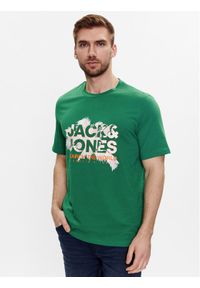 Jack & Jones - Jack&Jones T-Shirt Marina 12233600 Zielony Standard Fit. Kolor: zielony. Materiał: bawełna