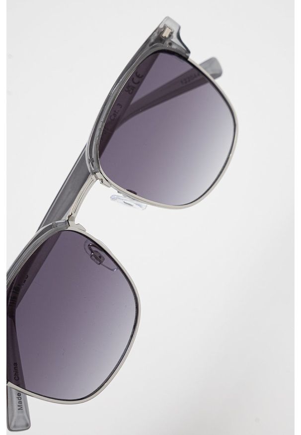 Jack & Jones okulary przeciwsłoneczne męskie kolor szary. Kolor: szary