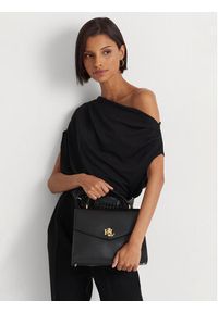 Lauren Ralph Lauren Torebka 431915781002 Czarny. Kolor: czarny. Materiał: skórzane #6