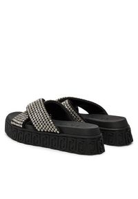 Liu Jo Klapki Lovely Sandal 02 BA4133 TX421 Czarny. Kolor: czarny. Materiał: materiał