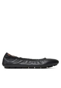 BOSS Baleriny Roxanne 50548681 Czarny. Kolor: czarny. Materiał: skóra