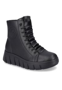 Botki Rieker Y3550-00 Nero / Schwarz 00. Kolor: czarny #1