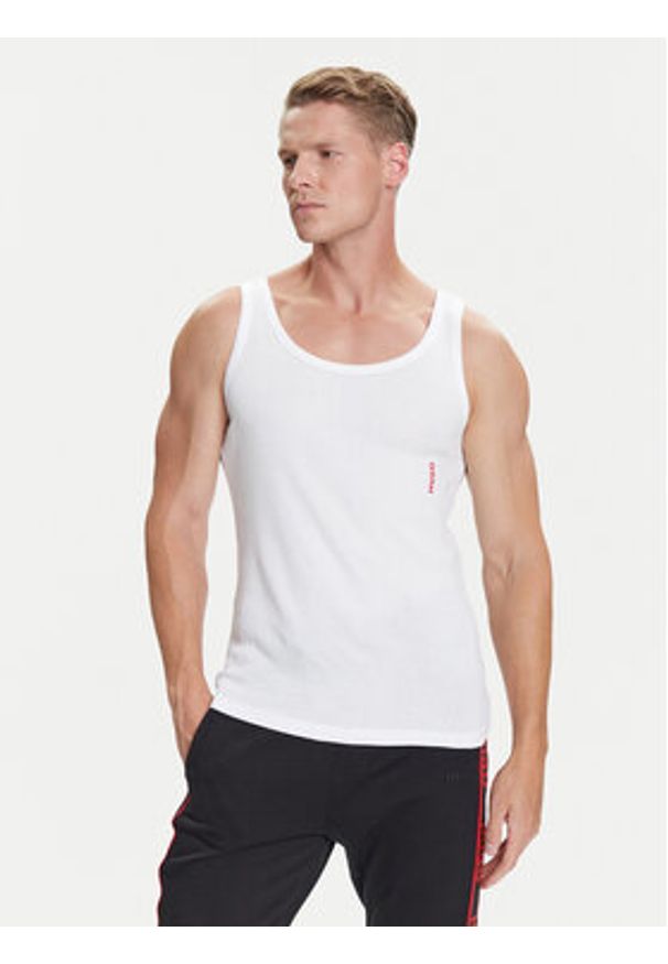 Hugo - HUGO Komplet 3 tank topów 50545681 Kolorowy Slim Fit. Materiał: bawełna. Wzór: kolorowy