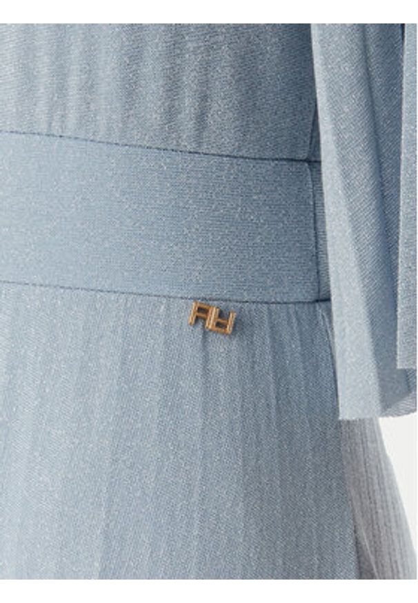 Artigli Sukienka wieczorowa ACAB004517 Turkusowy Regular Fit. Kolor: turkusowy. Materiał: wiskoza. Styl: wizytowy