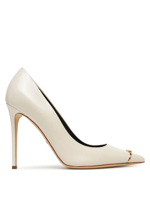 Szpilki Elisabetta Franchi. Kolor: beżowy. Obcas: na szpilce