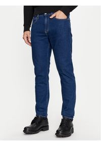 Calvin Klein Jeans Jeansy J30J325888 Granatowy Tapered Fit. Kolor: niebieski