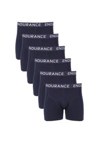 ENDURANCE - Bokserki Endurance Burke (x6). Kolor: niebieski. Sport: fitness #1
