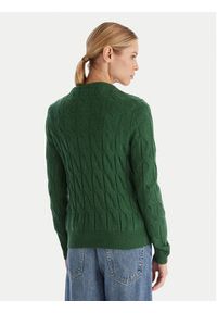 TOMMY HILFIGER - Tommy Hilfiger Sweter WW0WW43586 Zielony Regular Fit. Kolor: zielony. Materiał: wełna #3