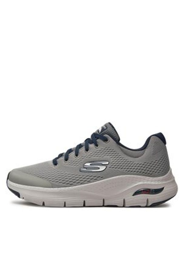skechers - Skechers Sneakersy Arch Fit 232040/GYNV Szary. Kolor: szary. Materiał: materiał