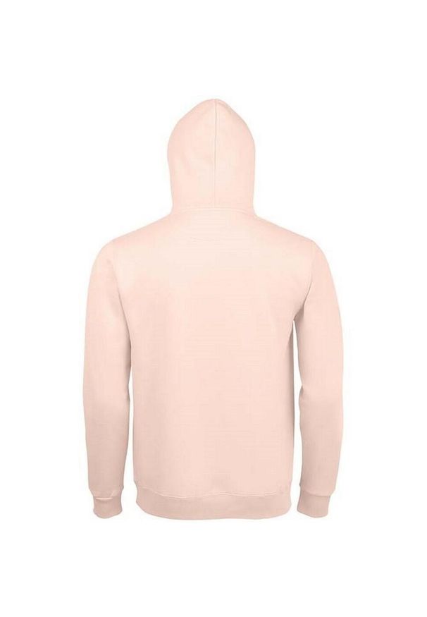 SOL'S - Męska Bluza Z Kapturem Spencer. Typ kołnierza: kaptur. Kolor: różowy