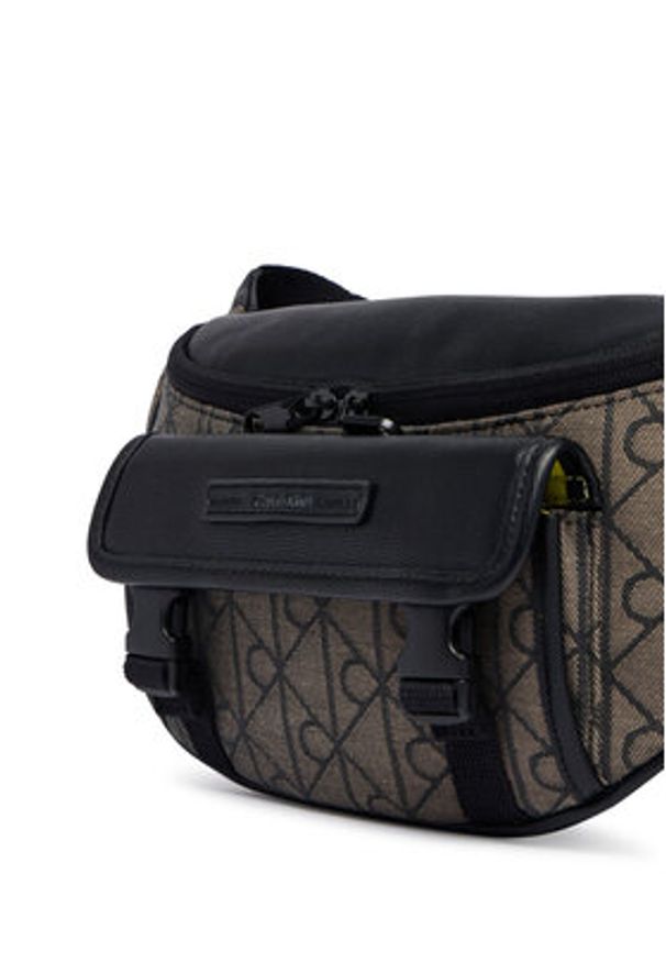 Calvin Klein Nerka Mixed Emblem Aop LV04D3382G Beżowy. Kolor: beżowy. Materiał: materiał