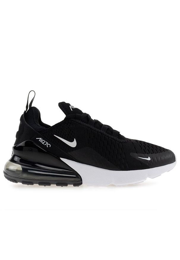 Buty damskie Nike Air Max 270 AH6789-001 - czarne. Kolor: czarny. Materiał: guma, materiał, tkanina, syntetyk. Szerokość cholewki: normalna. Model: Nike Air Max
