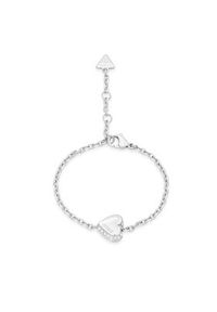 Guess Bransoletka JUBB06 088JW Srebrny. Materiał: metalowe. Kolor: srebrny #2