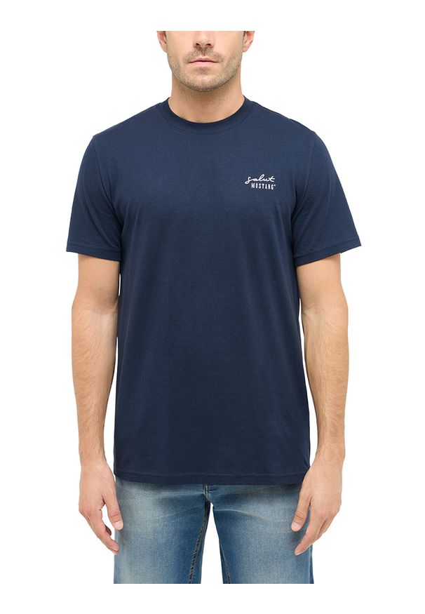 Męski T-Shirt Mustang Style Austin Dark Sapphire 1016280 4136