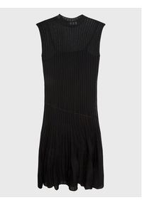 Calvin Klein Sukienka dzianinowa K20K205555 Czarny Regular Fit. Kolor: czarny. Materiał: dzianina, wiskoza #4