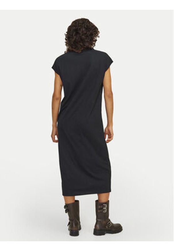 JJXX Sukienka codzienna Astrid 12263240 Czarny Boxy Fit. Okazja: na co dzień. Kolor: czarny. Materiał: bawełna. Typ sukienki: proste. Styl: casual