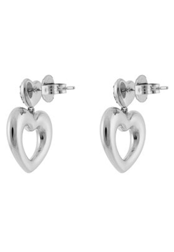 Guess Kolczyki JUBE05209JW Srebrny. Materiał: metalowe. Kolor: srebrny