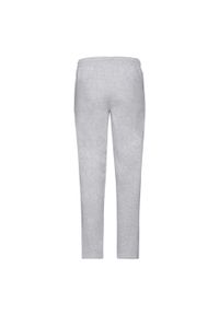 FRUIT OF THE LOOM - Męskie Spodnie Do Biegania Classic Heather Z Otwartym Dołem. Kolor: szary