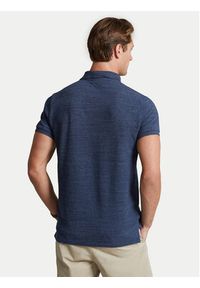 Polo Ralph Lauren Polo 710548797012 Niebieski Slim Fit. Typ kołnierza: polo. Kolor: niebieski. Materiał: bawełna #3