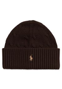 Czapka Polo Ralph Lauren. Kolor: brązowy
