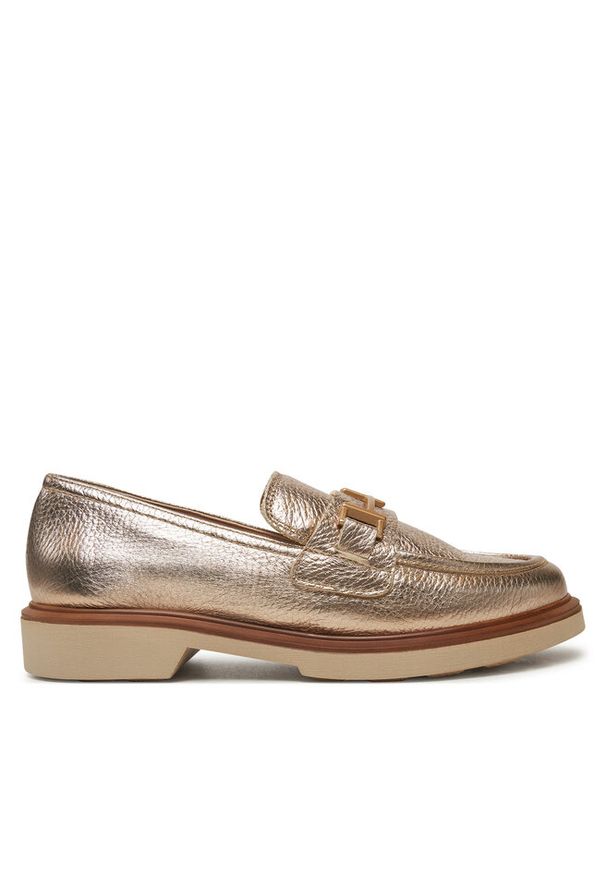 Loafersy Hispanitas. Kolor: złoty