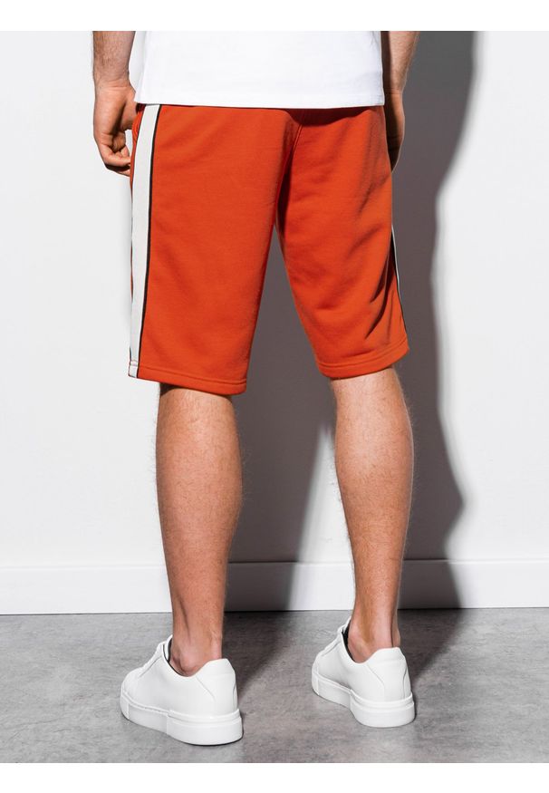 Czerwone szorty Ombre Clothing krótkie
