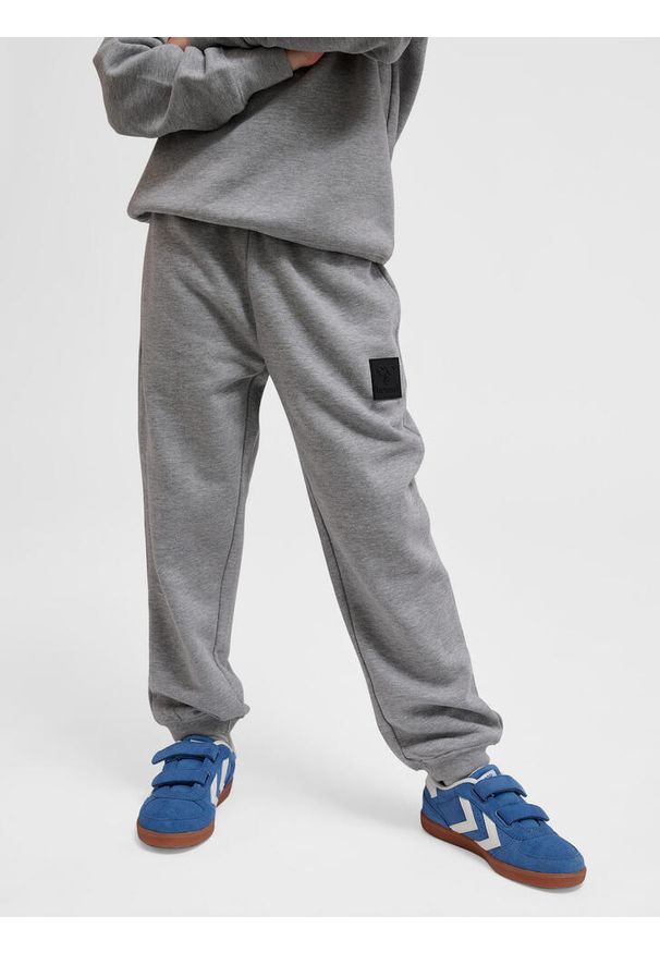Regulowane spodnie dresowe dla dzieci Hummel Clean. Kolor: szary. Materiał: dresówka. Sport: joga i pilates