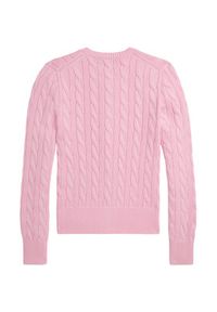 Polo Ralph Lauren Kardigan 211971868010 Różowy Slim Fit. Typ kołnierza: polo. Kolor: różowy. Materiał: bawełna #7