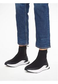 Calvin Klein Sneakersy Sockboot Runner HM0HM01241 Czarny. Kolor: czarny. Materiał: materiał #3