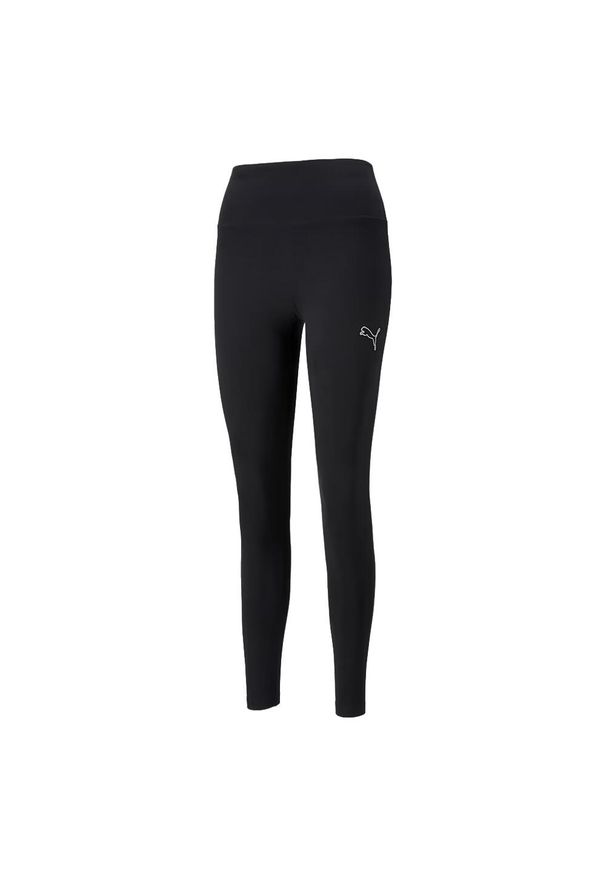 Puma - Legginsy Damskie 848196 Z Wysoką Talią. Kolor: czarny. Sport: turystyka piesza