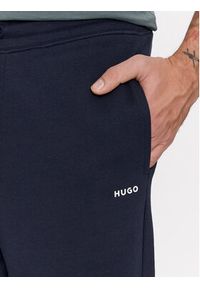 Hugo Spodnie dresowe Dayote232 50489617 Granatowy Regular Fit. Kolor: niebieski. Materiał: bawełna #6
