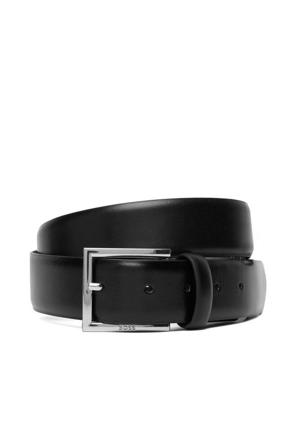 Pasek Męski BOSS. Kolor: czarny