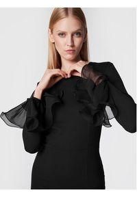 ROTATE Sukienka koktajlowa Heavy Jersey RT1870 Czarny Regular Fit. Kolor: czarny. Materiał: syntetyk, jersey. Styl: wizytowy #4