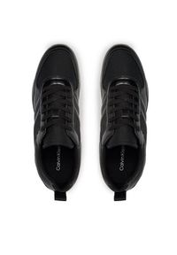 Calvin Klein Sneakersy Low Top Lace Up Jaq Mono HM0HM01343 Czarny. Kolor: czarny. Materiał: materiał #6