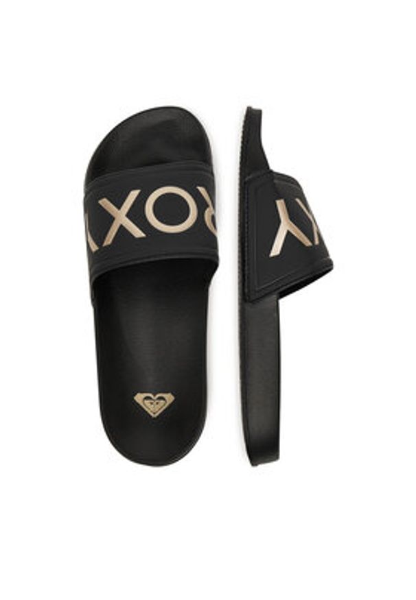 Roxy Klapki 865961 Czarny. Kolor: czarny. Materiał: syntetyk