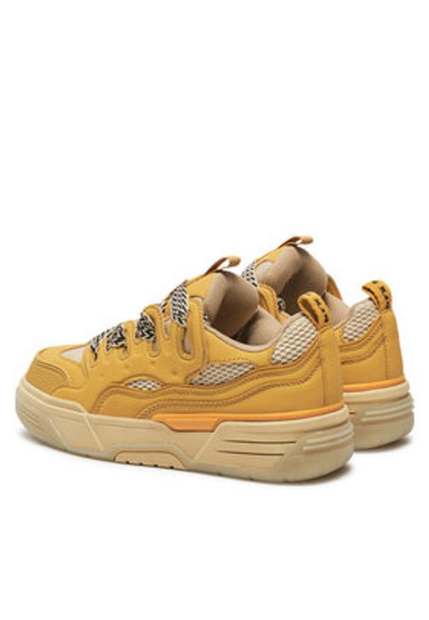 Bronx Sneakersy 66545-BM 3789 Żółty. Kolor: żółty. Materiał: materiał