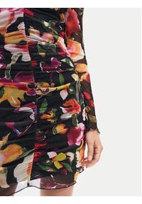 Desigual Sukienka codzienna Manila 24WWVK47 Czarny Slim Fit. Okazja: na co dzień. Kolor: czarny. Materiał: syntetyk. Typ sukienki: proste. Styl: casual #5