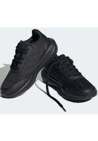 Adidas - Buty adidas Runfalcon 3.0 Jr HP5842 czarne. Okazja: na co dzień. Zapięcie: sznurówki. Kolor: czarny. Materiał: materiał, tkanina, syntetyk, guma. Szerokość cholewki: normalna #5